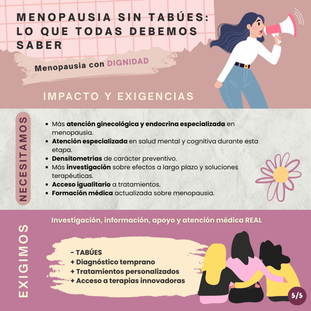 infografia sobre menopausia parte cinco